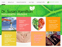 Tablet Screenshot of drsusanhamilton.com